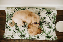 Load image into Gallery viewer, Dog Bed Cover - Green Leaf Dog Bed - Personalized Dog Bed - Custom Dog Bed - Pet Beds - Green Dog Bed Cover Dog Bed - ALL SIZES - Washable