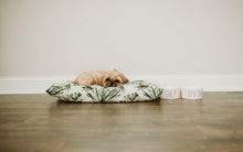 Load image into Gallery viewer, Dog Bed Cover - Green Leaf Dog Bed - Personalized Dog Bed - Custom Dog Bed - Pet Beds - Green Dog Bed Cover Dog Bed - ALL SIZES - Washable