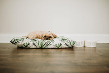 Load image into Gallery viewer, Dog Bed Cover - Green Leaf Dog Bed - Personalized Dog Bed - Custom Dog Bed - Pet Beds - Green Dog Bed Cover Dog Bed - ALL SIZES - Washable
