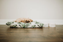 Load image into Gallery viewer, Dog Bed Cover - Green Leaf Dog Bed - Personalized Dog Bed - Custom Dog Bed - Pet Beds - Green Dog Bed Cover Dog Bed - ALL SIZES - Washable