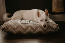 Load image into Gallery viewer, Tan Dog Bed Cover - Dog Beds - Personalized Dog Bed - Custom Dog Bed - Pet Beds - Ecru Dog Bed Cover - Dog Bed - ALL SIZES - Washable