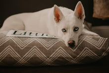 Load image into Gallery viewer, Tan Dog Bed Cover - Dog Beds - Personalized Dog Bed - Custom Dog Bed - Pet Beds - Ecru Dog Bed Cover - Dog Bed - ALL SIZES - Washable