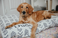 Load image into Gallery viewer, Dog Bed Cover - Arrow Dog Beds - Personalized Dog Bed - Custom Dog Bed - Pet Beds - Farmhouse Dog Bed Cover - Dog Bed - ALL SIZES - Washable