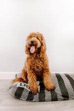 Load image into Gallery viewer, Dog Bed Cover - Charcoal Gray Dog Beds - Personalized Dog Bed - Custom Dog Bed - Pet Beds - Farmhouse Dog Bed Cover - ALL SIZES - Washable