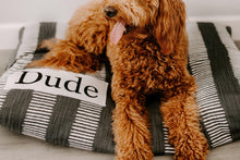 Load image into Gallery viewer, Dog Bed Cover - Charcoal Gray Dog Beds - Personalized Dog Bed - Custom Dog Bed - Pet Beds - Farmhouse Dog Bed Cover - ALL SIZES - Washable