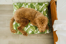 Load image into Gallery viewer, Boho Dog Bed Cover - Dog Beds - Personalized Dog Bed - Leaf Dog Bed - Pet Beds - Farmhouse Dog Bed Cover - ALL SIZES - Washable