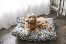 Load image into Gallery viewer, Leopard Dog Bed Cover - Dog Beds - Personalized Dog Bed - Custom Dog Bed - Animal Print - Boho Dog Bed Cover - ALL SIZES - Washable