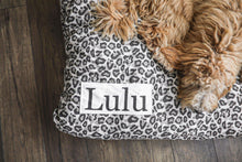 Load image into Gallery viewer, Leopard Dog Bed Cover - Dog Beds - Personalized Dog Bed - Custom Dog Bed - Animal Print - Boho Dog Bed Cover - ALL SIZES - Washable
