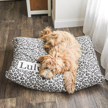 Load image into Gallery viewer, Leopard Dog Bed Cover - Dog Beds - Personalized Dog Bed - Custom Dog Bed - Animal Print - Boho Dog Bed Cover - ALL SIZES - Washable