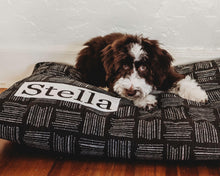 Load image into Gallery viewer, Black Dog Bed Cover - Dog Beds - Personalized Dog Bed - Custom Dog Bed - Pet Beds - Farmhouse Dog Bed Cover - ALL SIZES - Washable