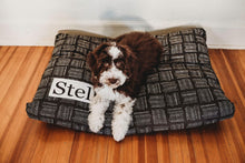 Load image into Gallery viewer, Black Dog Bed Cover - Dog Beds - Personalized Dog Bed - Custom Dog Bed - Pet Beds - Farmhouse Dog Bed Cover - ALL SIZES - Washable