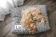 Load image into Gallery viewer, Leopard Dog Bed Cover - Dog Beds - Personalized Dog Bed - Custom Dog Bed - Animal Print - Boho Dog Bed Cover - ALL SIZES - Washable