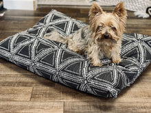 Load image into Gallery viewer, Dog Bed Cover - Soft Black Triangles Dog Beds - Personalized Dog Bed - Custom Bed - Pet Beds - Farmhouse Dog Bed Cover - XS to XL - Washable