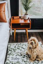 Load image into Gallery viewer, Dog Bed - Dog Bed Cover - Plant Dog Bed - Pet Pillow - Washable Dog Bed - Custom Dog Pillow - Modern Farmhouse Dog Bed - Botanical Dog Bed