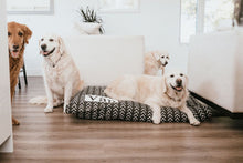 Load image into Gallery viewer, Dog Bed Cover - Black and White - Arrow Dog Beds - Personalized Dog Bed - Custom Bed - Pet Beds - Farmhouse Dog Bed - XS to XL - Washable