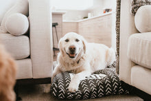 Load image into Gallery viewer, Dog Bed Cover - Black and White - Arrow Dog Beds - Personalized Dog Bed - Custom Bed - Pet Beds - Farmhouse Dog Bed - XS to XL - Washable