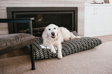 Load image into Gallery viewer, Dog Bed Cover - Black and White - Arrow Dog Beds - Personalized Dog Bed - Custom Bed - Pet Beds - Farmhouse Dog Bed - XS to XL - Washable