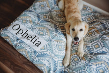 Load image into Gallery viewer, Dog Bed Cover - Dog Beds - Personalized Dog Bed - Custom Dog Bed - Pet Beds - Boho Dog Bed Cover - Dog Bed - ALL SIZES - Washable - Cute
