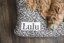 Load image into Gallery viewer, Leopard Dog Bed Cover - Dog Beds - Personalized Dog Bed - Custom Dog Bed - Animal Print - Boho Dog Bed Cover - ALL SIZES - Washable

