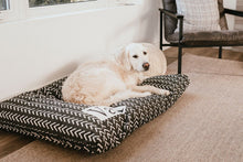 Load image into Gallery viewer, Dog Bed Cover - Black and White - Arrow Dog Beds - Personalized Dog Bed - Custom Bed - Pet Beds - Farmhouse Dog Bed - XS to XL - Washable
